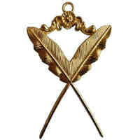 Franc-maçon maçonnique Regalia bleu Lodge bijoux plaqué or pas cher prix maçonnique Regalia bijoux