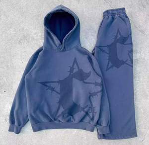 Chándal de invierno para hombre, conjunto de 2 piezas de alta calidad, conjunto de chándal holgado para hombre, chándales para hombre con cremallera - Product Image 4