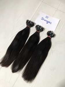 Extensión de paquete alineado de cutícula de cabello humano recto de mongol virgen Remy indio crudo Natural 100% para mujeres negras - Product Image 3