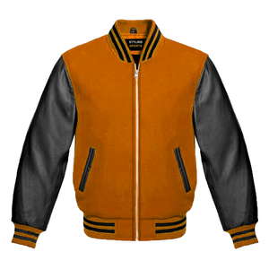 Men's Custom Printed Oversize Varsity Jackets Breathable Baseball Letterman Bomber with Embroidered Logo <b>Fleece</b> Fabric - Product Image 6