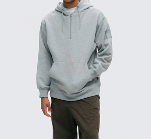 New Arrival Winter Oversized Pullover <b>Hoodie</b> 100% Cotton 400GSM Boxy Style Pocket Design All Colors Available <b>Plain</b> Dyed - Product Image 2