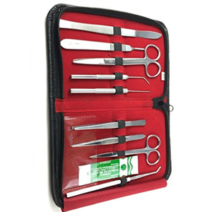 Kit de dissection et de suture en acier inoxydable de qualité supérieure pour les étudiants en médecine, réutilisable, certifié CE - Product Image 5