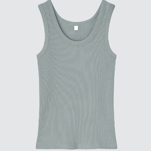 Vêtements de sport d'été à logo personnalisé pour femmes, débardeur en coton à dos nageur, gilet d'entraînement en tricot asymétrique et respirant pour le yoga - Product Image 6