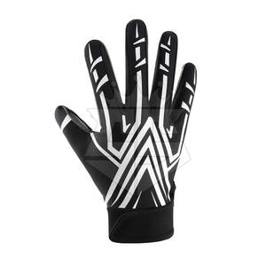 Gants de football américain à paume en cuir 2025 Nouveau design Gants de football américain professionnel - Product Image 3