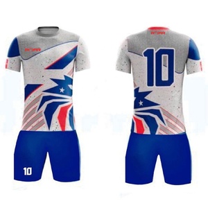 Conjunto de uniforme de fútbol con impresión de sublimación de tinte personalizado, ropa de entrenamiento de equipo de fútbol, incluidas camisetas, camisetas personalizadas - Product Image 1