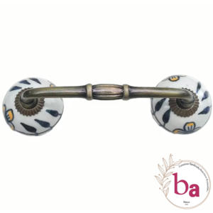 Meubles modernes de luxe européens Boutons en céramique argentée CBH 193 Poignée de pont pour tiroirs de cuisine et de chambre à coucher - Product Image 1