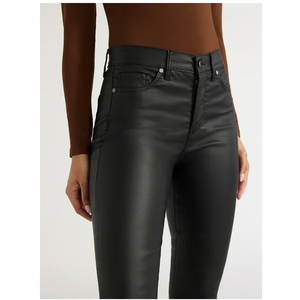 Pantalon évasé en denim extensible pour femmes taille haute élastique nouveau style streetwear pour l'hiver-Vente en gros - Product Image 2