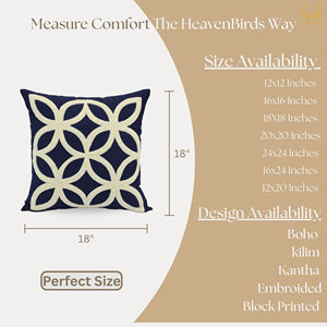 Modern Vintage Striped Portable Luxury Geometric Tufted Textured Embroidery Cushion Cover Decorative Pillow for <b>Sofa</b> Living Room - Product Image 3