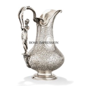 La jarra de vino elegante de Metal de alta calidad con acabado esmaltado de diseñador único más elegante de fabricante indio a bajo precio - Product Image 5