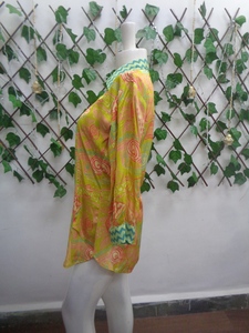 Elegante tradicional indio viscosa Kurti mujer túnica larga último exquisito elegante traje de boda adultos niñas vestido paquistaní - Product Image 2