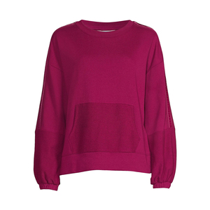 Nueva sudadera elegante con logotipo personalizado para mujer/sudadera de entrenamiento de manga larga de alta calidad para mujer transpirable personalizado precio barato - Product Image 1