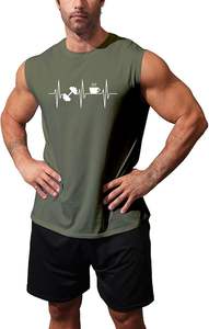 Chaleco deportivo sin mangas para hombre, camiseta sin mangas para entrenamiento de gimnasio, ropa deportiva transpirable de secado rápido para correr y entrenar - Product Image 3
