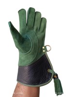 Gants de fauconnerie en cuir personnalisés, piège à animaux, 35 cm de long, imperméables, durables, légers, de haute qualité, fabrication artisanale, toutes saisons