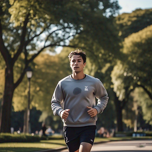 เสื้อกีฬาแขนยาวสำหรับผู้ชาย, เสื้อกันหนาวสำหรับใส่วิ่งจ๊อกกิ้ง - Product Image 5