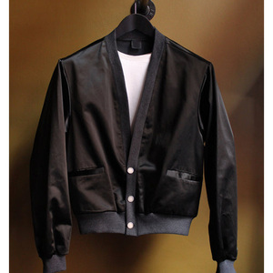 Custom Embroidery Letter Patches Vintage 3D Satin <b>Jacket</b> High Quality Reversible Waterproof Winter <b>Jacket</b> Custom Logo for Men - Product Image 4