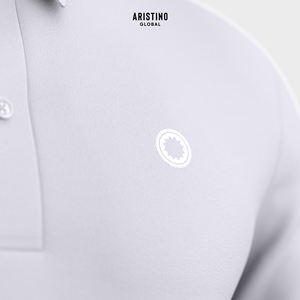 Aristino para hombre, camisas de estilo europeo, sólido, verano, informal, de negocios, de punto, manga corta, poliéster reciclado, transpirable - Product Image 4