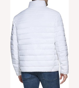 Veste d'hiver matelassée pour homme, couleur et taille personnalisées, vente chaude 2025, col montant, logo frontal, imperméable, chauffante, coupe-vent - Product Image 2