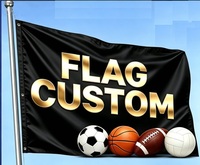 Drapeaux promotionnels personnalisés 3x5 pieds avec logo, impression personnalisée, bannière publicitaire extérieure, drapeau personnalisé
