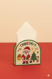 Decoración Navideña Viral 2026, Servilletero con Cuentas de Papá Noel, Accesorios de Lujo para la Mesa, Venta al por Mayor, Decoración Navideña para el Hogar, Éxito de Ventas - Product Image 3