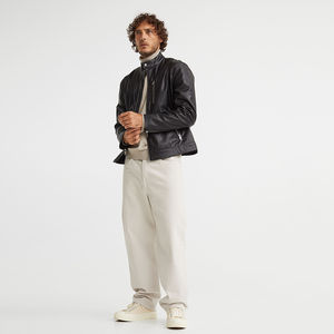 Veste en cuir pour homme de haute qualité de meilleur fournisseur de différentes tailles vente directe d'usine Veste en cuir pour homme - Product Image 2