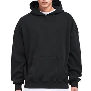 Nouveau OEM Logo personnalisé couleur bloquée casual sweat à capuche pour hommes confortable plusieurs couleurs lambrissé goutte épaule pull pull - Product Image 1