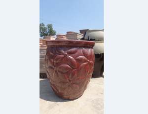 [Leo Nguyen Le] - Vente en gros de fournitures de jardin, pot de fleurs décoratif, grand pot de fleurs en céramique émaillée pour l'extérieur - Product Image 6