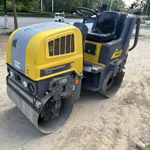 Mini-compacteur routier Dynapac CC950 d'occasion, poids de travail 1,4 tonne, compacteur vibrant à double tambour, marque suédoise originale, petit compacteur - Product Image 5