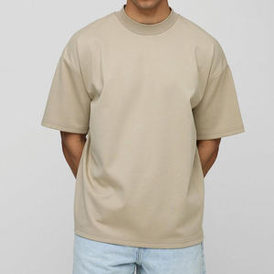 T-shirt pour homme de haute qualité, respirant, coupe ample, col rond, manches courtes, design et logo personnalisés, t-shirts pour homme - Product Image 3