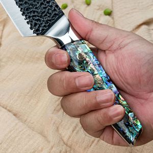 มีดเชฟสแตนเลสมีดสำหรับสับอเนกประสงค์ด้ามทำจากเรซินด้ามจับ5Cr15Mov ได้ตามต้องการ - Product Image 3