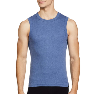 Hot Selling Custom Logo Casual <b>Men</b> Sports <b>Singlet</b> Summer Quick Drying Breathable Cotton Bamboo Fiber Fitness Gym Tank Top - Product Image 5