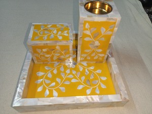 Juego de incrustaciones Bakhoor con quemador de madreperla Caja acrílica para la temporada de primavera en Arabia Dubai Qatar - Product Image 2