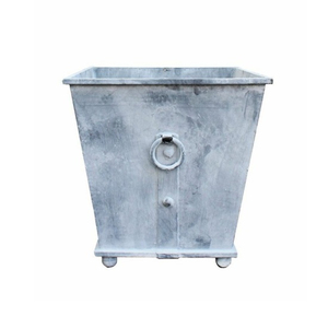 Juego de soporte de maceta decorativa para jardín interior galvanizado pulido con espejo de Color plateado personalizado de maceta de uso de 3 pisos - Product Image 3