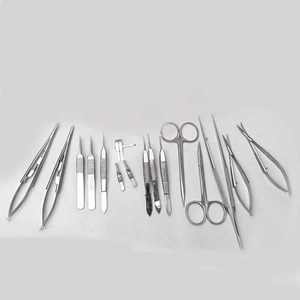 Micro Hand Surgery Instruments <b>Kit</b> Microvascular Clamp Surgical <b>Suture</b> <b>Kit</b> 17 Pcs Stainless Steel Surgical Grade Autoclavable - Product Image 5