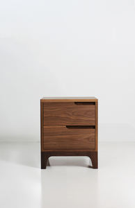 ตู้ไม้อะคาเซียแบบคลาสสิกหรูหราทันสมัยตู้ลิ้นชักข้างเตียงปรับความสูงได้พื้นผิวธรรมชาติสำหรับใช้ในโรงแรมในโรงเรียนรับประทานอาหาร - Product Image 3