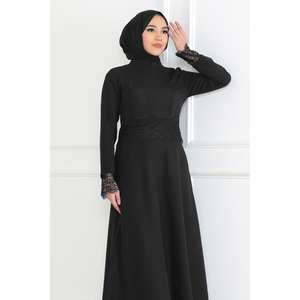 Robe décontractée en coton 100% mauve 6117 - Product Image 2