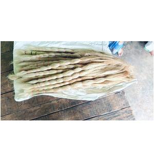 Alta calidad Blanco/Negro/mixto/gris claro Real solo dibujado y doble dibujado Cola de Caballo pelos Ana melena pelo - Product Image 5