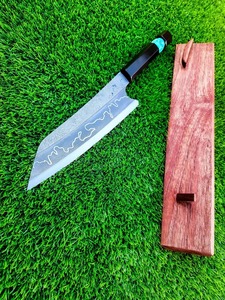 Cuchillo de Chef de Acero al Carbono Hecho a Mano, Bellamente Diseñado y Fácil de Agarrar, Viene con Funda de Cuero, Cuchillos para Camping y Supervivencia. - Product Image 2