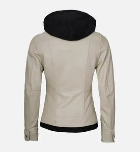 Chaquetas de cuero de PU suave para mujer, diseño personalizado OEM, precios de fábrica, envío rápido, aspecto de moda, compra a granel bienvenida. - Product Image 2