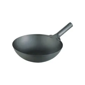 Hot Selling Single Handle Titanium Wok Pan for All People from Young to Elderly Pure Titanium Wok