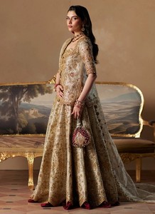 Vestido de novia Lehenga Choli con bordados elaborados, de acetato, largo hasta el suelo, traje tradicional indio pakistaní para mujer - Product Image 3