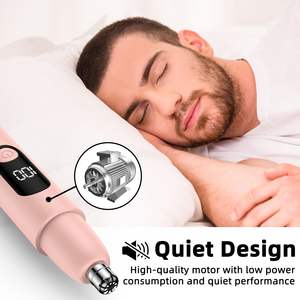 Tondeuse portable rechargeable sans fil pour nez, oreilles et sourcils, double lame, en plastique, pour hommes et femmes, usage domestique et en camping-car - Product Image 3