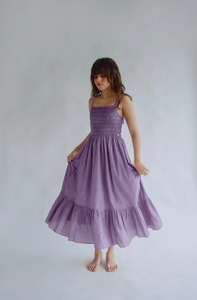 Verano Mujer Elegante Sin mangas Fumar Volantes Sexy Resort Wear Vestido largo de color sólido - Product Image 3