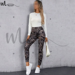 Leggings de sport pour femmes, style tendance, extensibles et confortables, prix de gros, service OEM, adaptés à l'été - Product Image 3