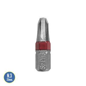 Destorpuntas Phillips N. 3 (2 Pezzi) Acciaio S2 al Cromo Vanadio - Product Image 2