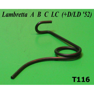 Resorte de retorno del brazo de accionamiento del freno delantero Lambretta A + B + C + LC - Product Image 2