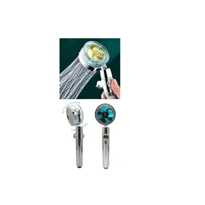 หัวฝักบัวแรงดันเทอร์โบ ปรับระดับได้ ประหยัดน้ำ หมุนได้ 360 องศา - Product Image 1