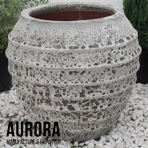 Usine du Vietnam Pots en céramique d'extérieur Jardinières faites à la main durables pour jardin et patio Logo personnalisé et options d'approvisionnement en vrac - Product Image 2