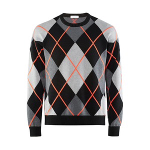 Suéter Casual de Invierno para Hombre, Diseño Moderno 2025, Tejido Transpirable con Logotipo Frontal, Antiarrugas, Lana/Cachemira - Product Image 1