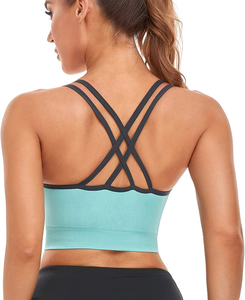 Top qualité 2024 nouveauté femmes sans couture côtes Gym vêtements de sport réversible Fitness vêtements Offre Spéciale Fitness Yoga Tennis soutien-gorge - Product Image 3