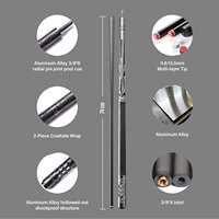 SW Wholesale Low Defection Snooker Stick Carbon Fiber Pool Cue Carbon Fiber Billiard Cue Carbon Fiber Billiard Cue Shaft Stick